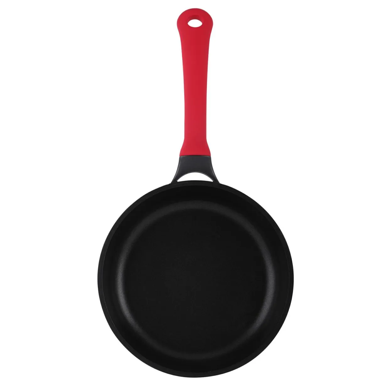 Patelnia na indukcję z czerwoną rączką REVERO 24 cm