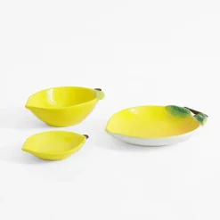 Patera ceramiczna CYTRYNA 25x20 cm