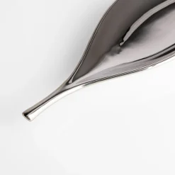 Patera dekoracyjna srebrna 37x11 cm