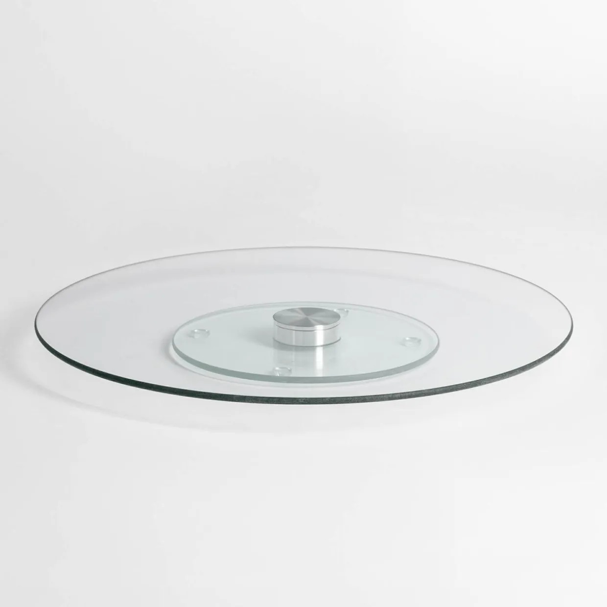 Patera obrotowa szklana 30 cm