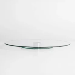 Patera obrotowa szklana 30 cm