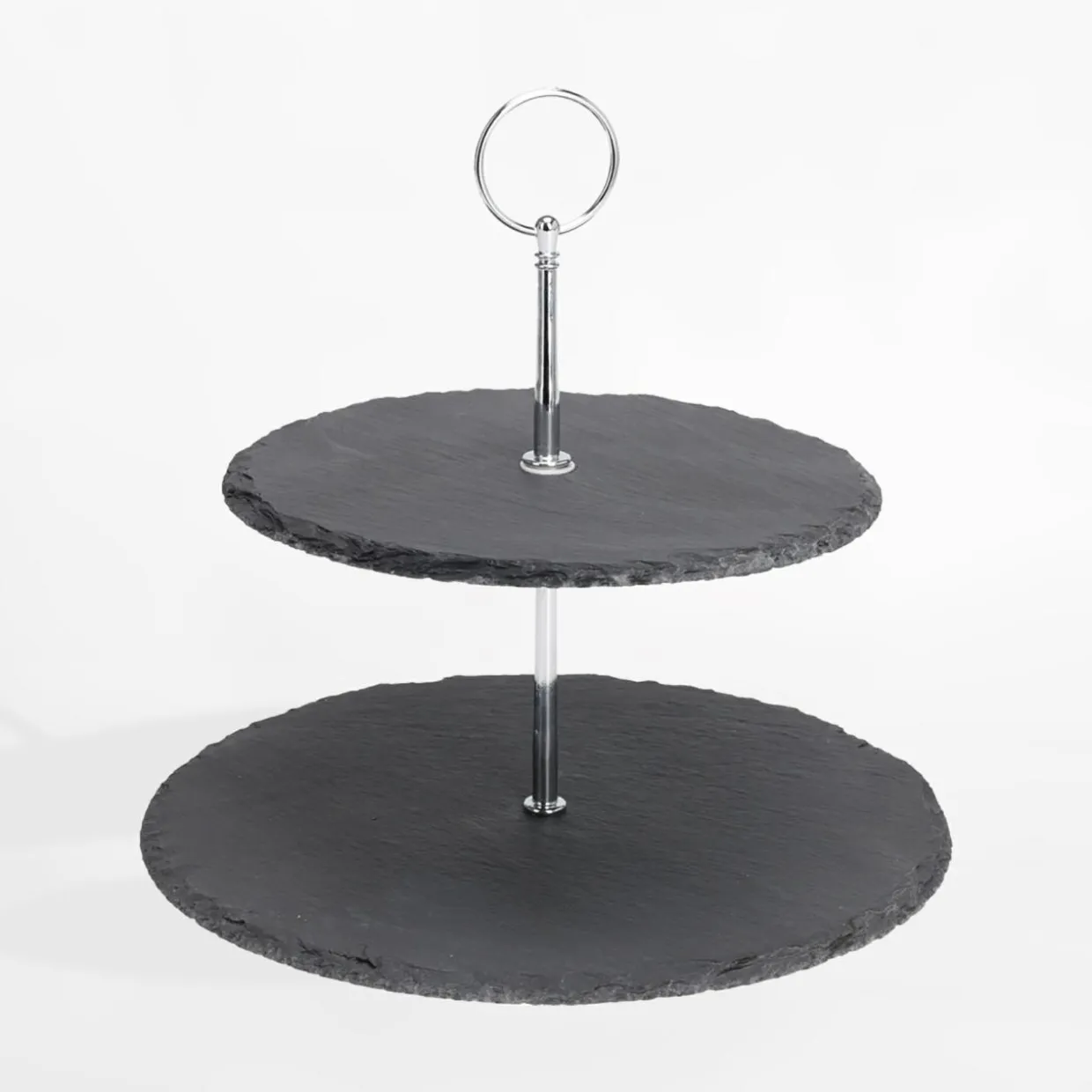 Patera 2-poziomowa łupkowa, 25 cm