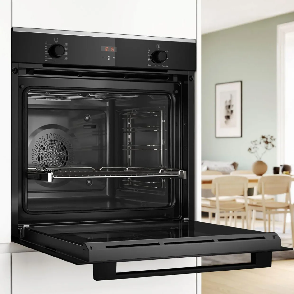 Piekarnik BOSCH seria 4 z termoobiegiem 3D HBA214EB3
