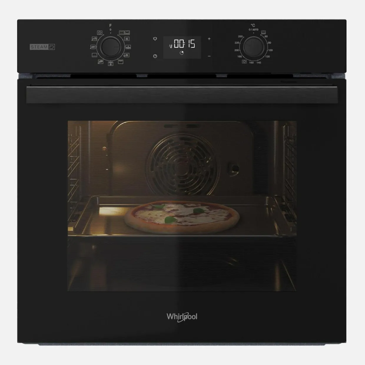 Piekarnik do zabudowy SoftClosing czarny WHIRLPOOL OMSR58CU1SB