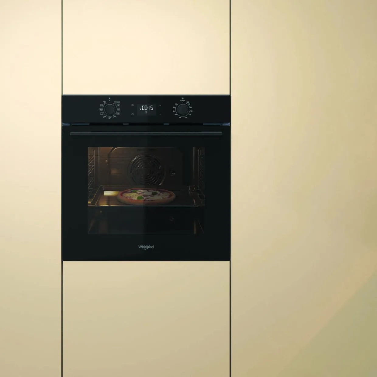 Piekarnik do zabudowy SoftClosing czarny WHIRLPOOL OMK58CU1SB