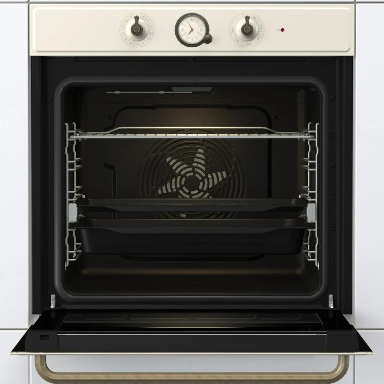 Piekarnik retro CLASSICO kremowy BOS67372CLI
