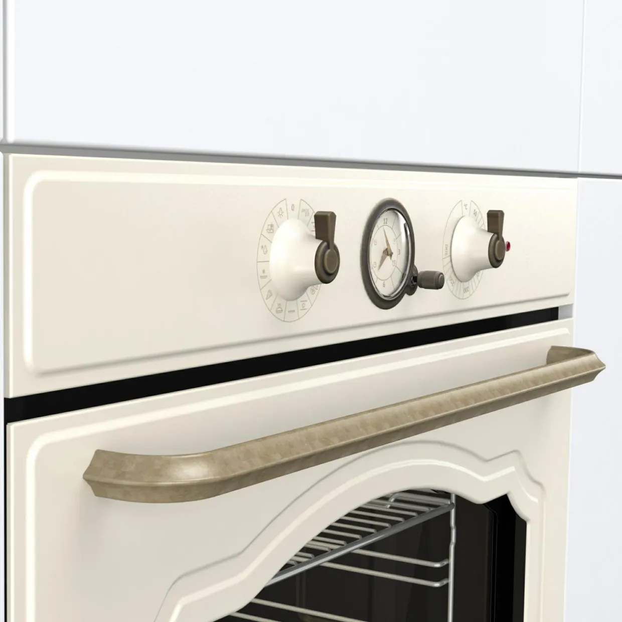 Piekarnik retro CLASSICO kremowy BOS67372CLI