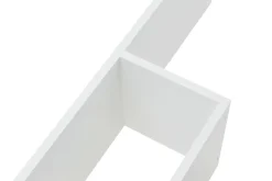 Półka potrójna biała TRIO 80 cm