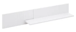 Półka wisząca biała minimalistyczna PLISSEE 140 cm