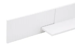 Półka wisząca biała minimalistyczna PLISSEE 140 cm