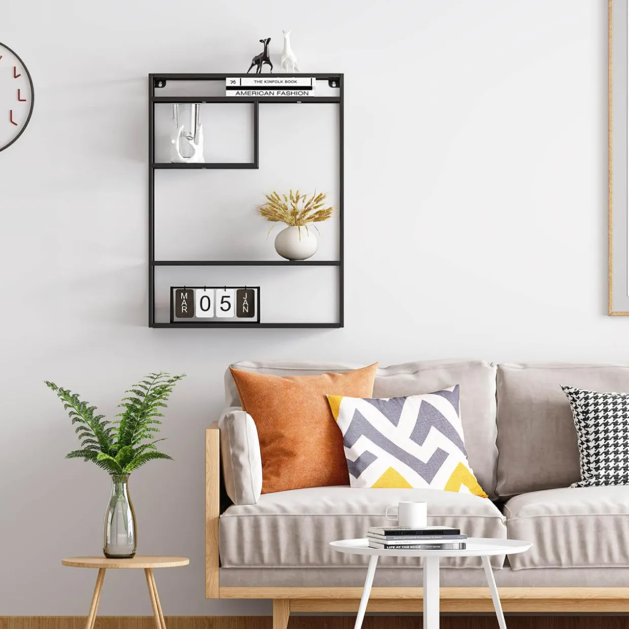 Półka wisząca metalowa 65 cm SALISTAR