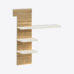 Półka wisząca z panelem PINARO 128 cm