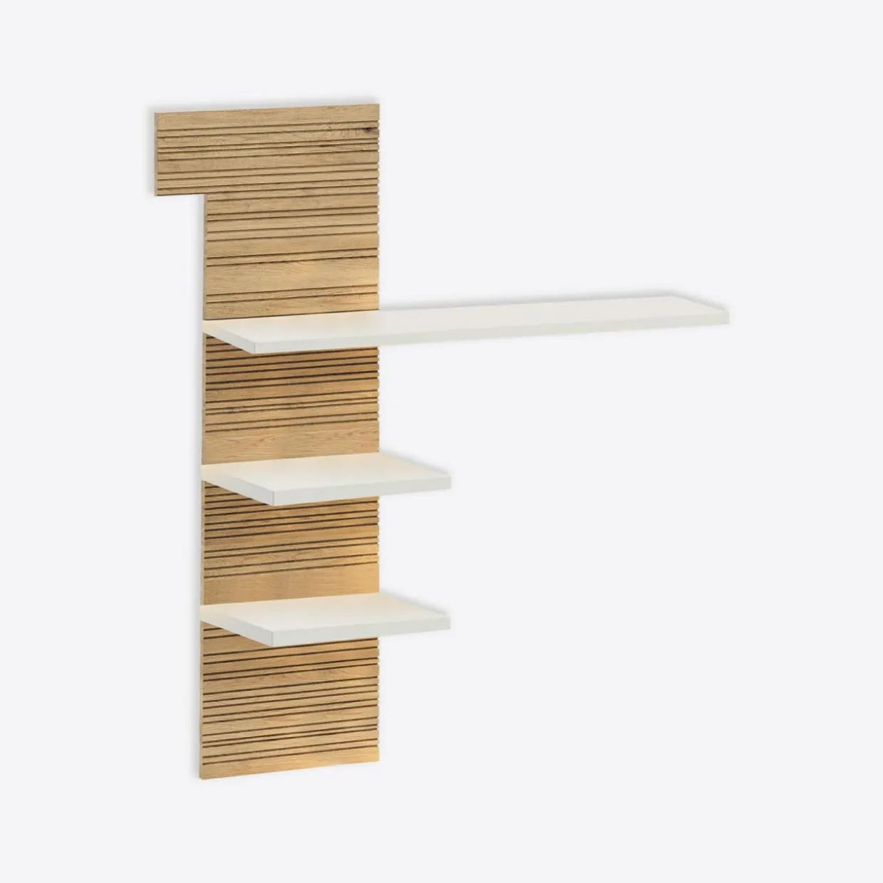 Półka wisząca z panelem PINARO 128 cm
