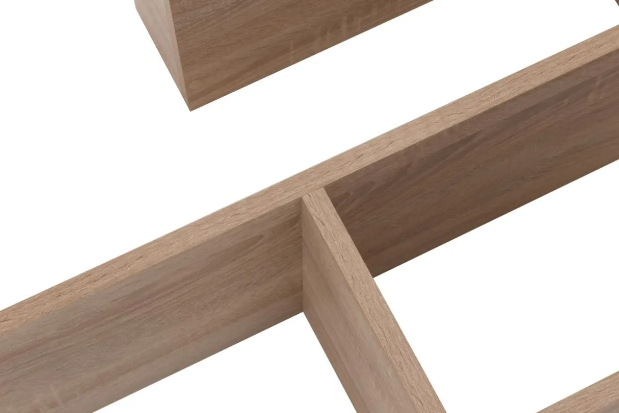 Półki TRIO 80 cm dąb sonoma