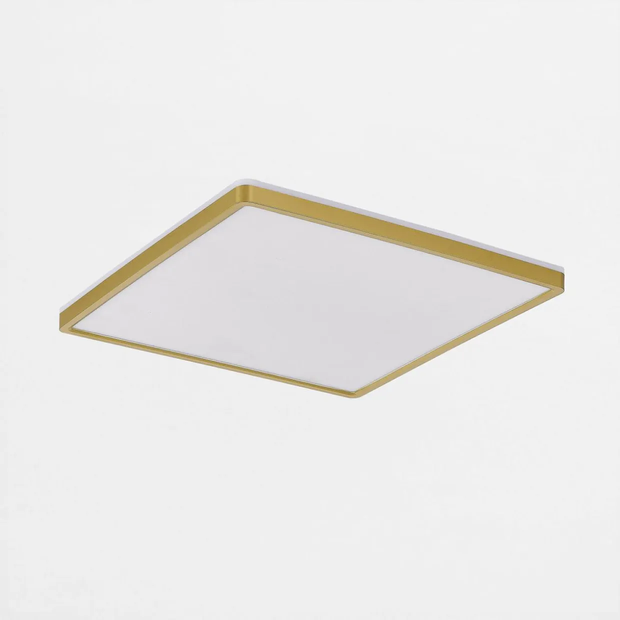 Plafon LED kwadratowy CCT 50W złoty COLIS
