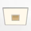Plafon LED kwadratowy z efektem głębi chrom TORO