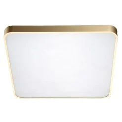 Plafon LED kwadratowy złoty SIERRA 40 cm