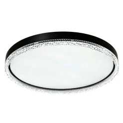 Plafon LED okrągły czarny REGI 60 cm