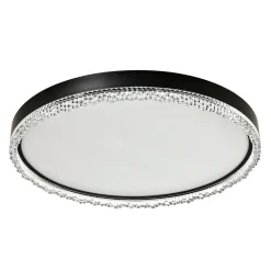 Plafon LED okrągły czarny REGI 60 cm