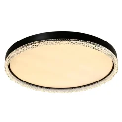 Plafon LED okrągły czarny REGI 60 cm
