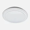Plafon LED RGB biały ARESO z pilotem 41 cm