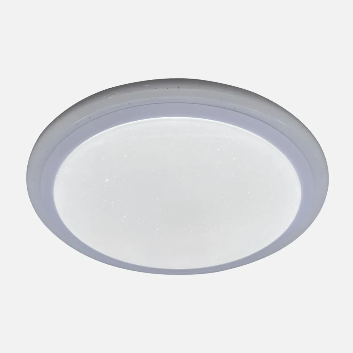 Plafon LED RGB biały ARESO z pilotem 41 cm