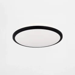 Plafon LED 24W czarny MOREN 28 cm