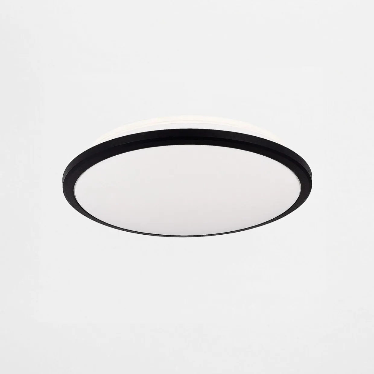 Plafon LED 24W czarny MOREN 28 cm