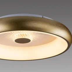 Plafon LED 29W złoty VERTIGO z pilotem fi 46,5 cm