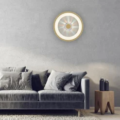 Plafon LED 29W złoty VERTIGO z pilotem fi 46,5 cm