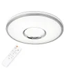 Plafon LED z pilotem biały LEON 40 cm