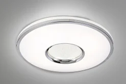 Plafon LED z pilotem biały LEON 40 cm