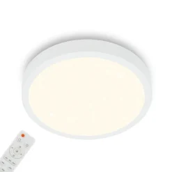Plafon LED z pilotem biały RUNA 38 cm
