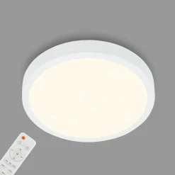 Plafon LED z pilotem biały RUNA 38 cm
