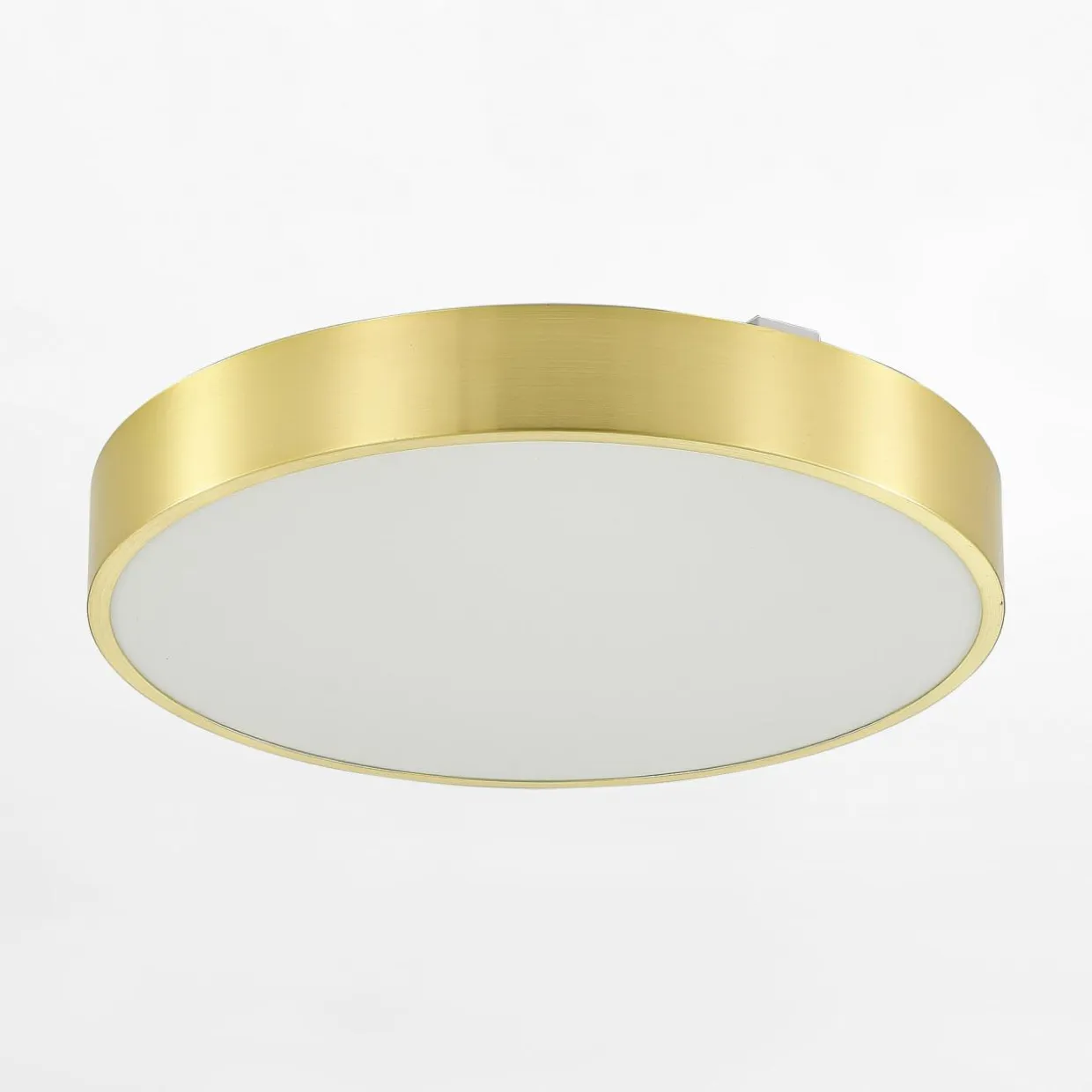 Plafon LED złoty NADI 50 cm z pilotem