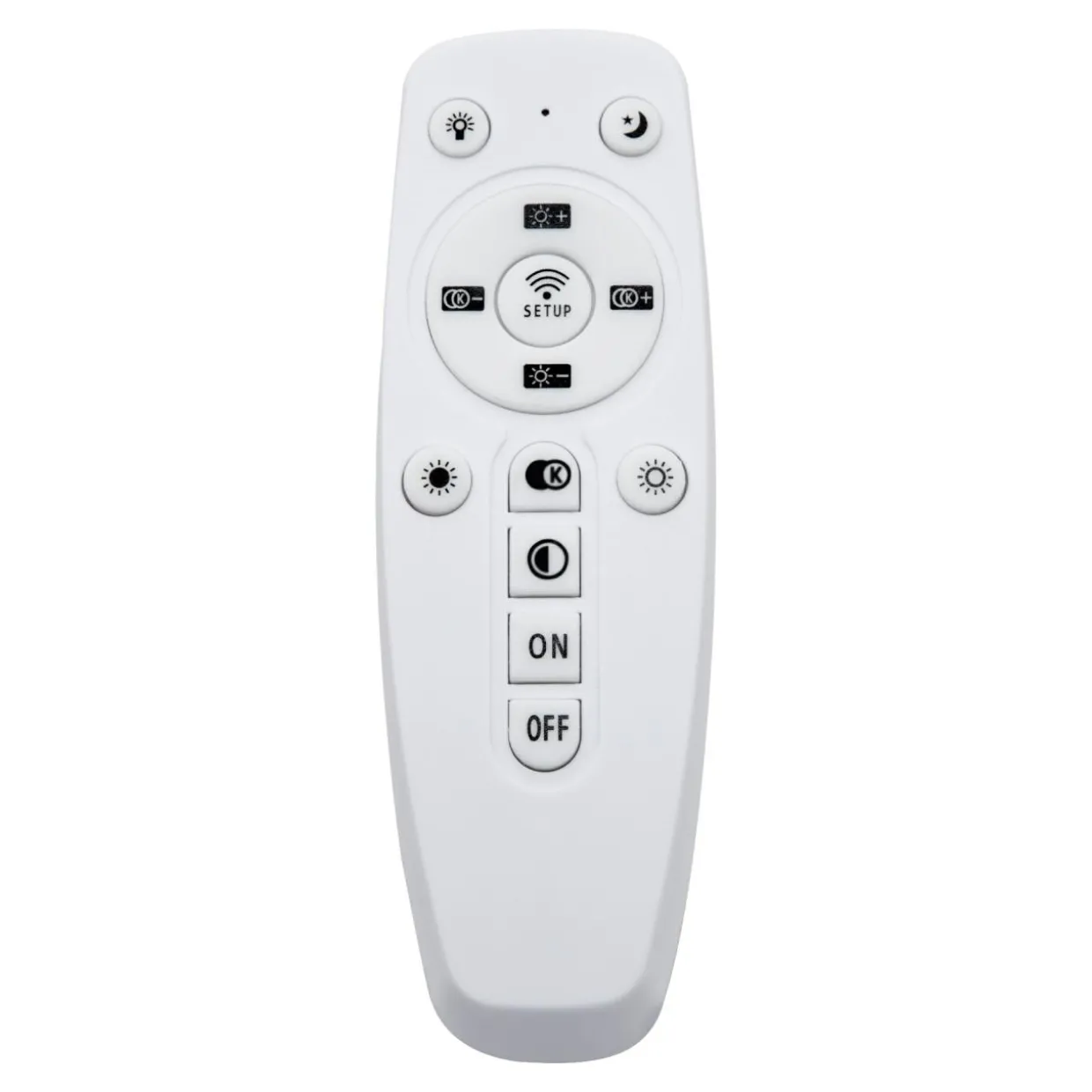 Plafon ozdobny LED DELFINY 48 W P-666/1 z pilotem