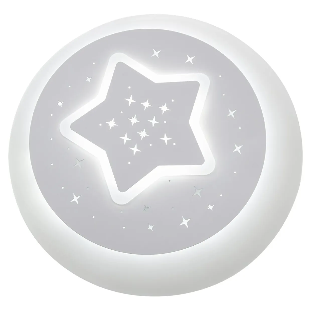Plafon ozdobny LED GWIAZDA 48 W P-798/9 z pilotem