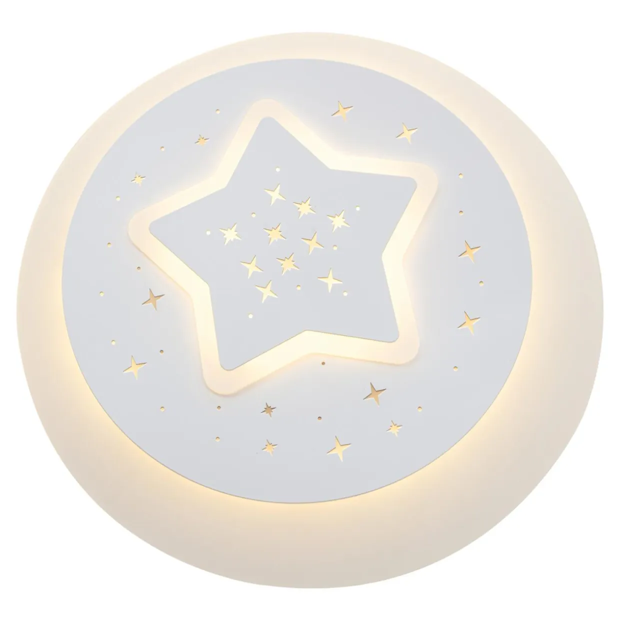 Plafon ozdobny LED GWIAZDA 48 W P-798/9 z pilotem