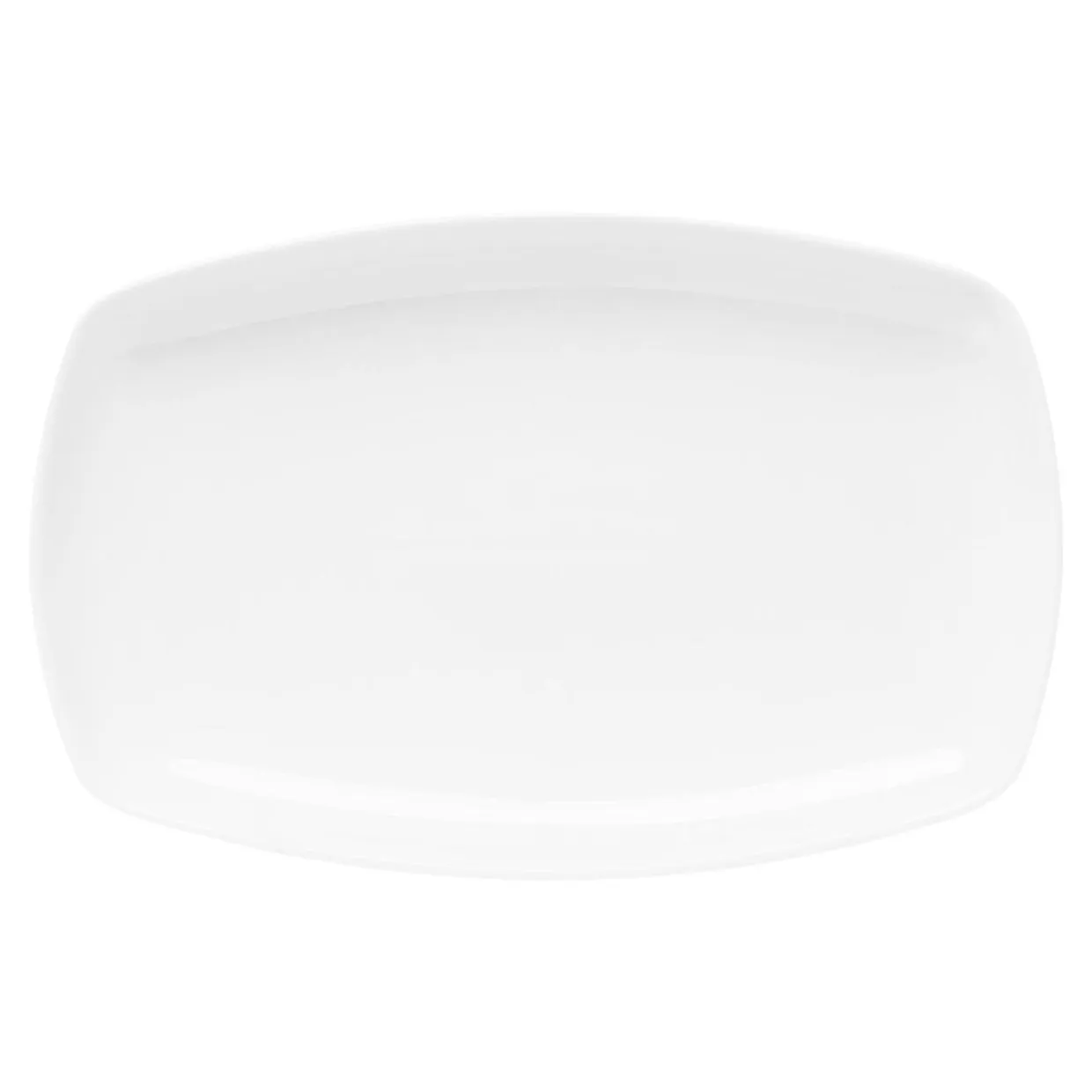 Półmisek porcelanowy QUADRO biały 30x19.5 cm