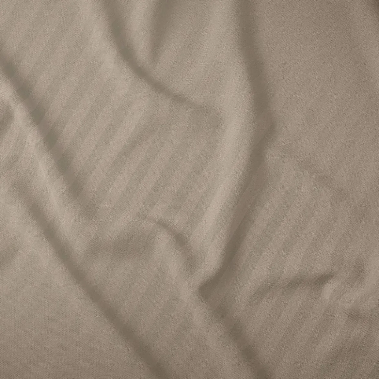 Pościel bawełniana adamaszek taupe PURE 220x200 cm