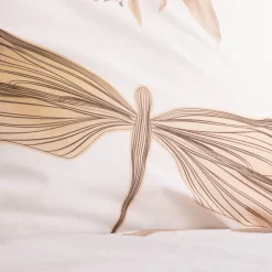 Pościel bawełniana w ważki NATURAL BOHO 220x200 cm