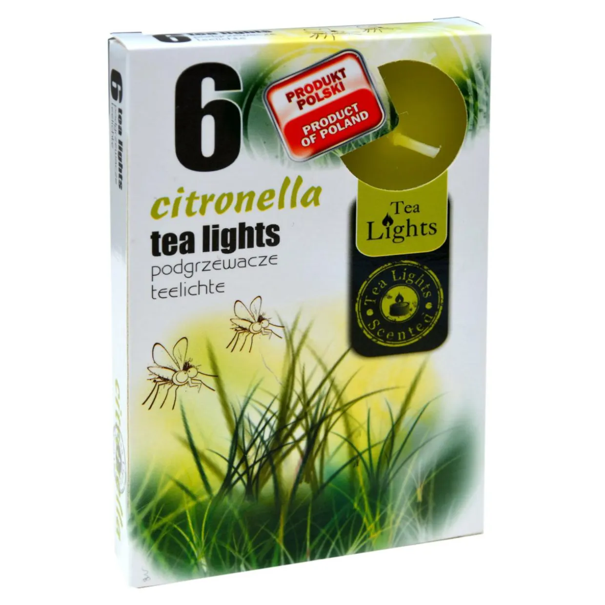 Podgrzewacze zapachowe CITRONELLA, 6 szt.