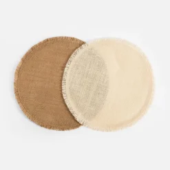 Podkładka na stół boho beżowa 38 cm