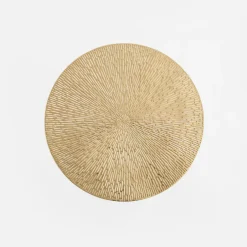 Podkładka na stół okrągła złota 38 cm