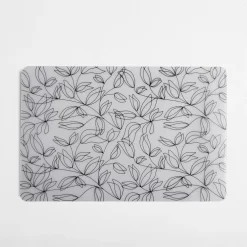 Podkładka na stół w czarne kwiaty 43,5x28,5 cm