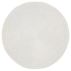 Podkładka stołowa okrągła biała 38 cm
