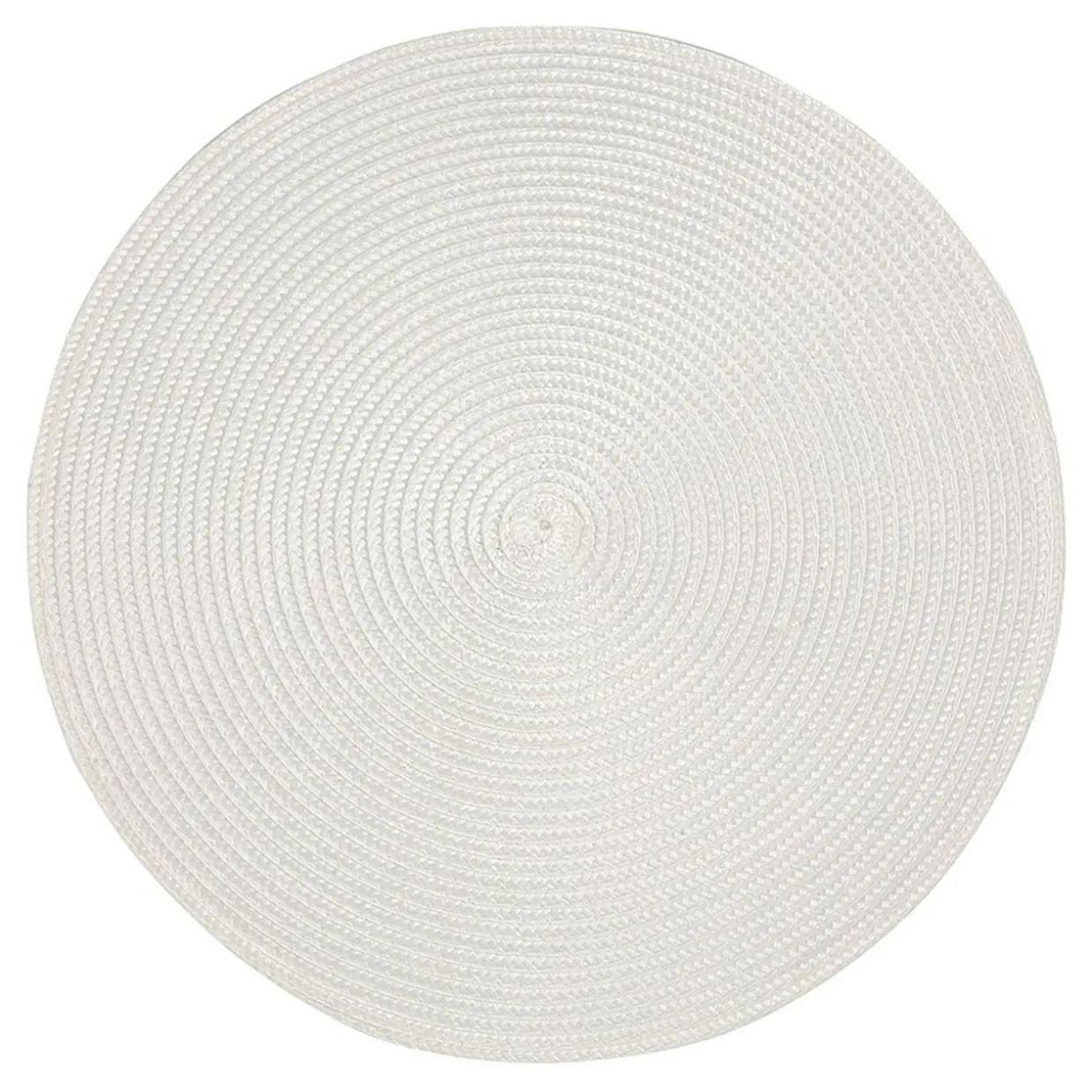 Podkładka stołowa okrągła biała 38 cm