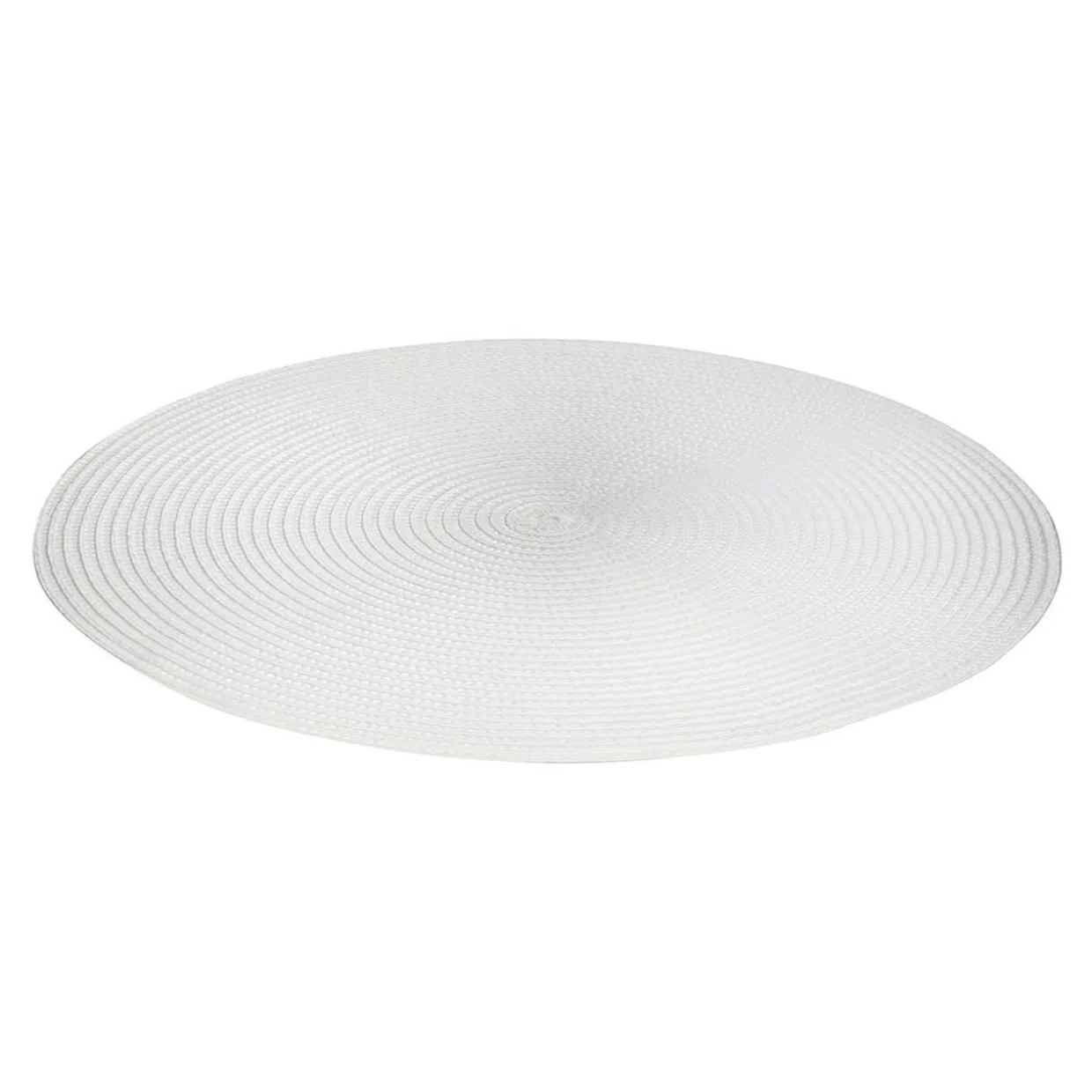 Podkładka stołowa okrągła biała 38 cm