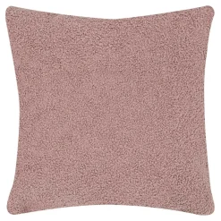 Poduszka dekoracyjna baranek pudrowy róż BOUCLE 45x45 cm