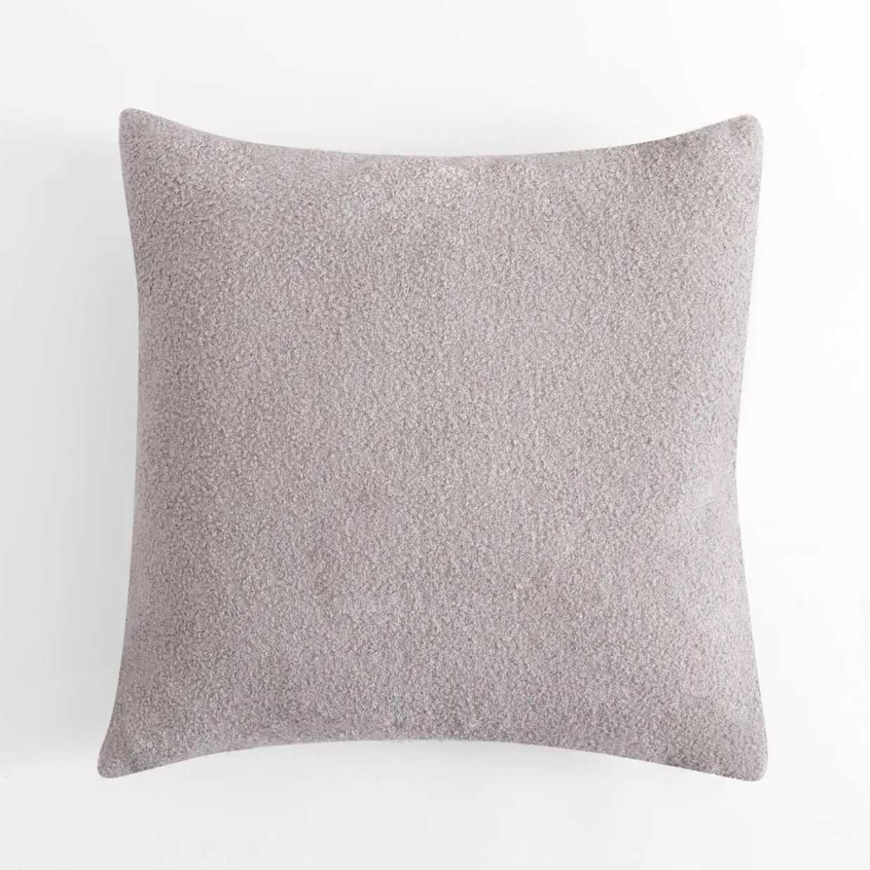 Poduszka dekoracyjna jasnoszara BOUCLE 45x45 cm